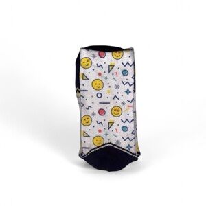 FEAT Sock Co. Emoji Pattern Crew Socks - Kids Large